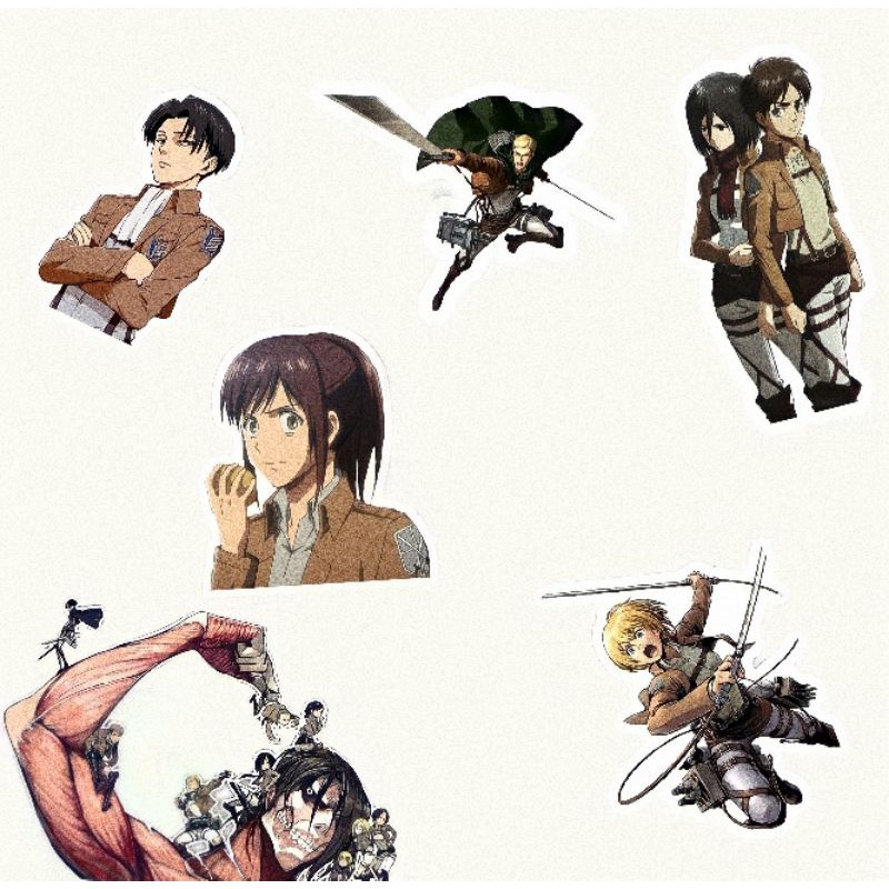 

Attack on Titan Sticker Pack #1 ♡ L/Z