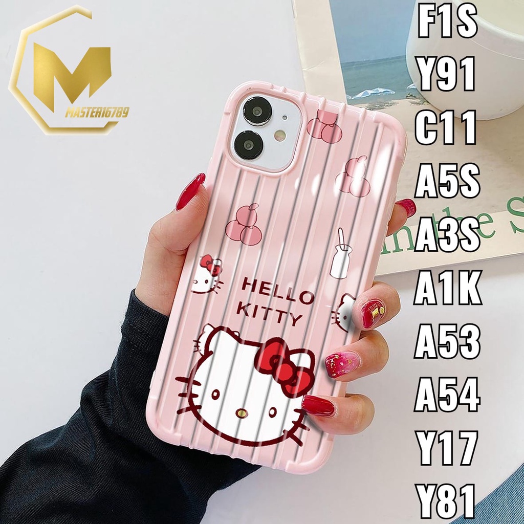 SS009 case HELLO KITTY Oppo A5s A12 A11k A7 F9 A5 A9 A31 A8 A52 A92 A53 A33 A54 Reno 4 4f 5 2020 A15 MA545