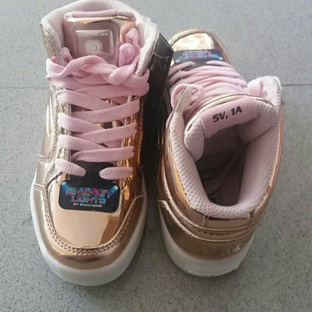Sepatu skechers energy lights size 27