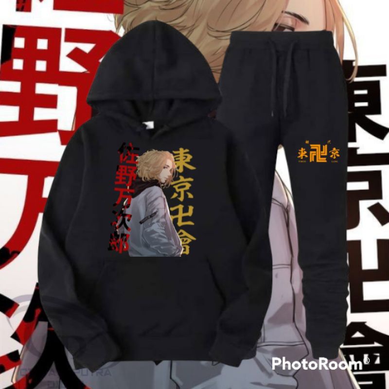 ANIME TOKYO REVENGGERS MICKEY/Satu setel Celana Joger/Jaket Anak Sweater Anak Hoodie Anak/Hoodie Dew