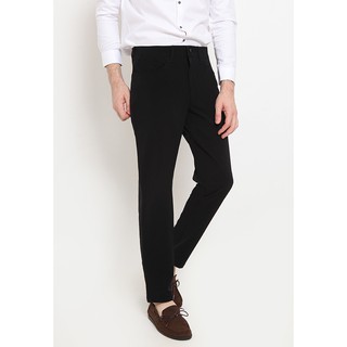  Jobb  Active Travis Celana  Panjang  Modern Slim Fit Black 