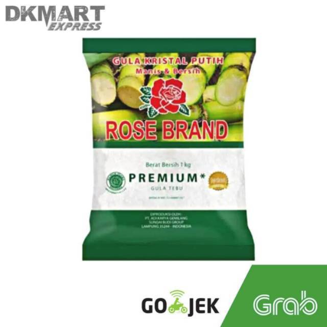 GROSIR GULA PASIR ROSEBRAND 1kg gula pasir rose brand