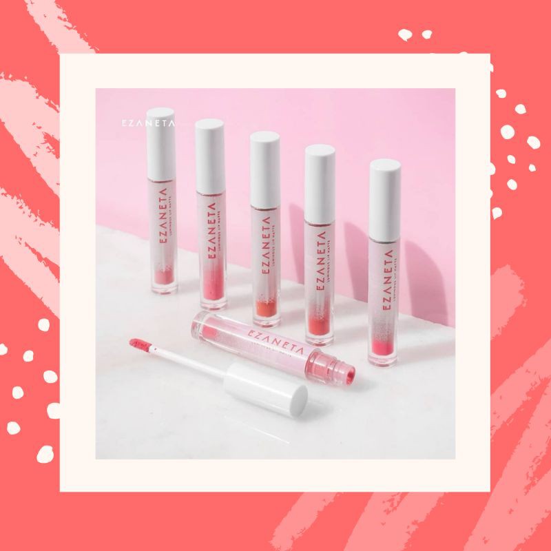 LIPSTIK LIPCREAM LIP MATTE EZANETA LIPSTIK MURAH LIPSTIK MATTE LIPSTIK WATER PROOF LIPSTIK KOREA LIP
