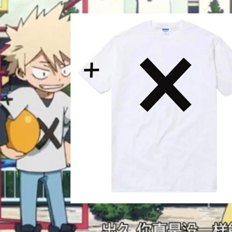 Baju T shirt Anime Boku No Hero Academia BAKUGO child Sablon X