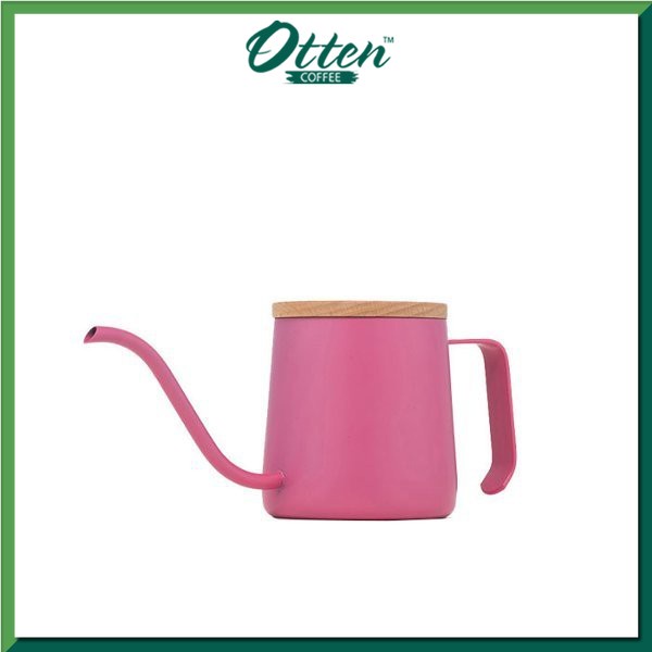 A-IDIO - Drip Coffee Kettle 240ml Macaron Series (Pink) | Teko Kopi-0