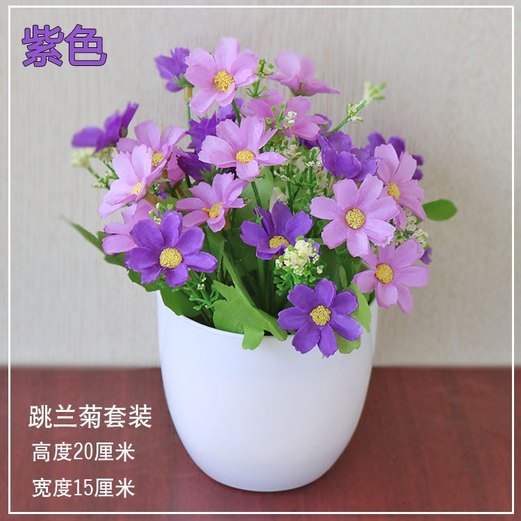 AND PBP30 Tanaman Bunga Plastik Tanaman Hias Bunga Anggrek Krisan Pot Bunga Artificial Flower-6