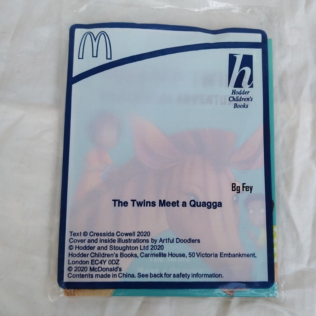 No 2 Buku Treetop - Meet A Quagga - Mc D 2020 - Segel