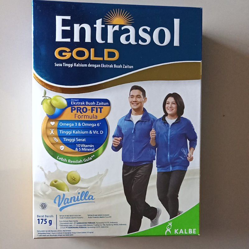 

Entrasol gold cokelat dan vanila 175 gram