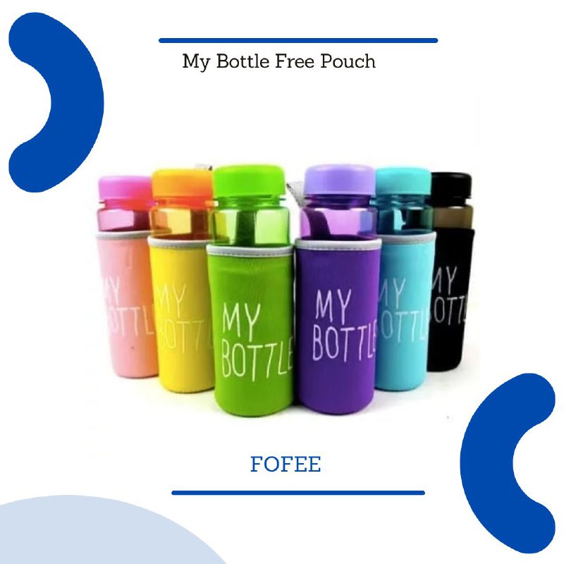 [IMPORT] - My bottle Free Pouch Botol Minuman Bonus Tas Infused 500ml Kode MB07