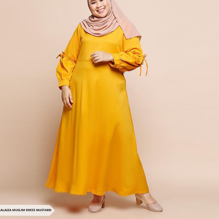 Garansi Termurah Sorabel - Hala Lalaiza Plain Flare Big Muslim Dress ,,,