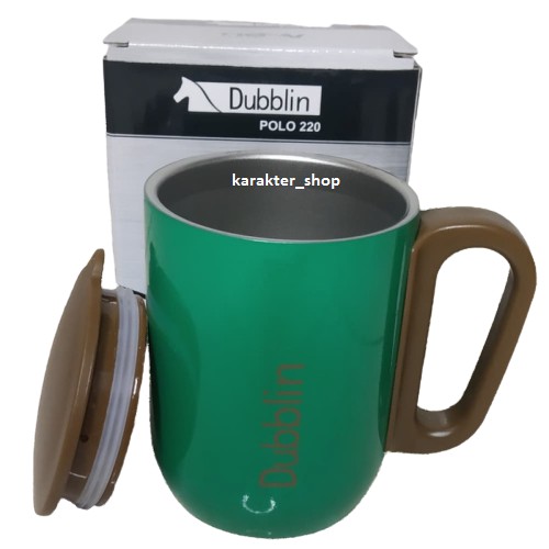 Mug Gelas Cangkir Tahan Panas Dubblin/3botol 220 ML Kopi Teh Stainless Stell