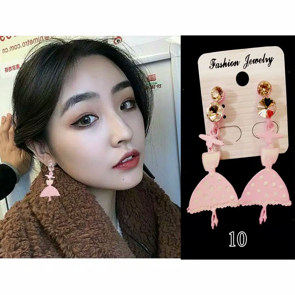 Anting Fashion Wanita Gaya Kore Kekinian Aneka Model Dan Varian 261