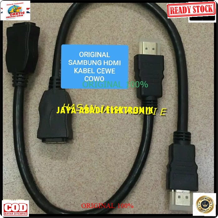 G294 KABEL EXTENSION HDMI 30 CM SAMBUNGAN JACK MALE FEMALE BISA UNTUK SAMBUNGAN LAPTOP TV PS GAMBAR SUARA KONEKTOR PLUG BOOT KOMPUTER SWITCH ROUTER MODEM COMPUTER CABANG ANYCAST DVD DONGLE PRAKTIS DAN MUDAH DIGUNAKAN HARGA TERJANGKAU