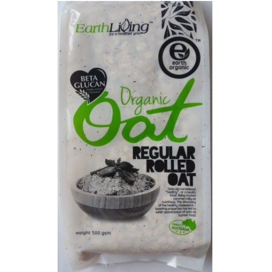 

Organic Regular Rolled Oat / Sereal (Earth Living)