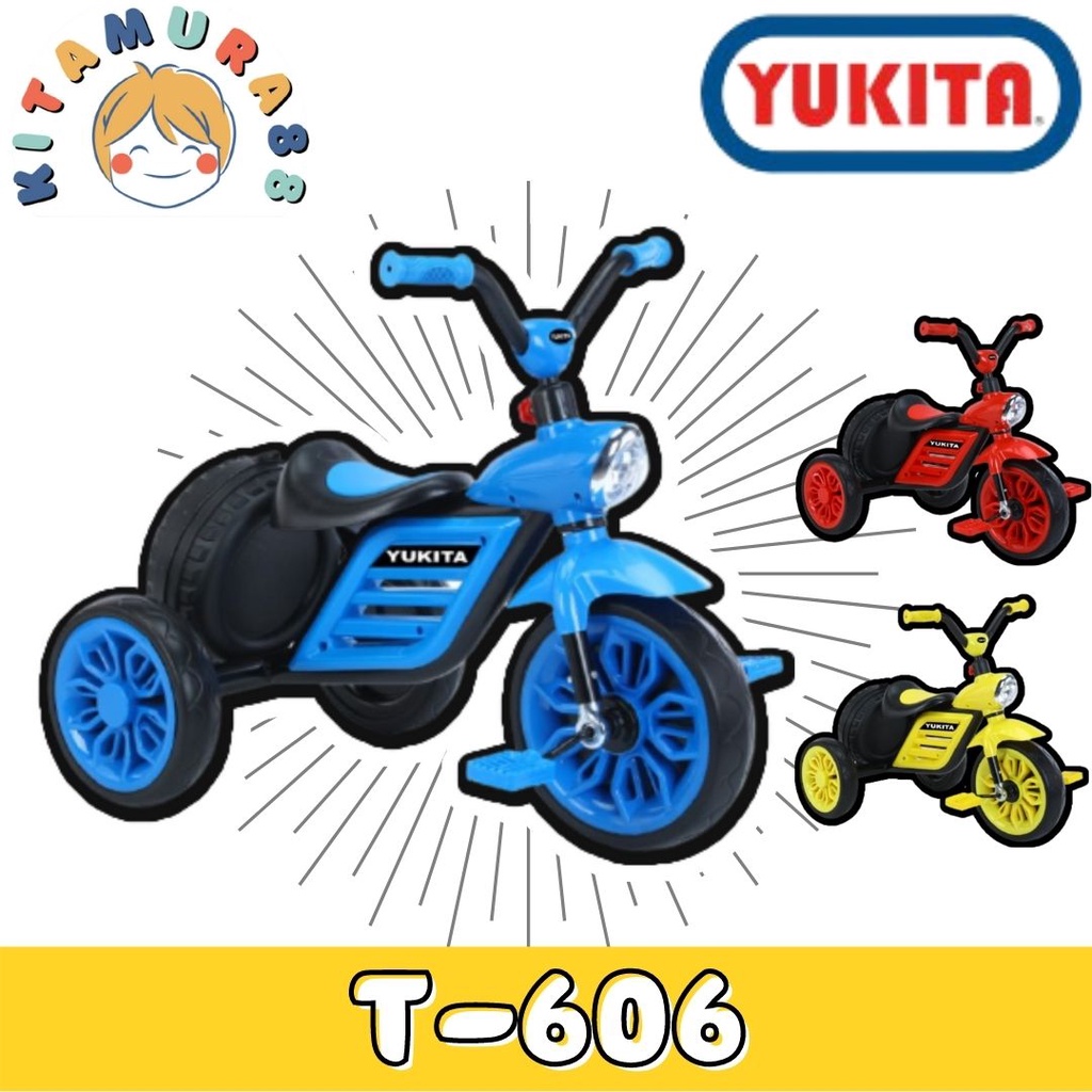Mainan Maenan Anak - Sepeda TRICYCLE YUKITA T 606