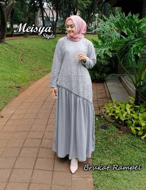 GAMIS BRUKAT REMPEL ORI Meisya Stile best seller GARANSI TERMURAH