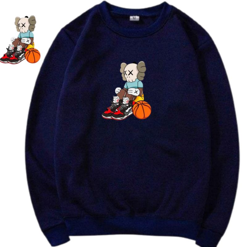 ((BAYAR DITEMPAT)) JUMBO M-XXXL ORIGINAL OWL BASKET BALL SWEATER PRIA CREWNECK /jaket distro/sweater pria