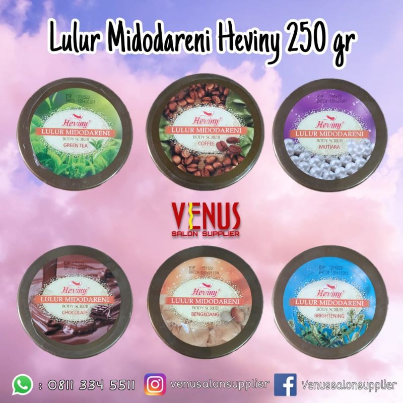 Heviny Lulur Midodareni 250gr