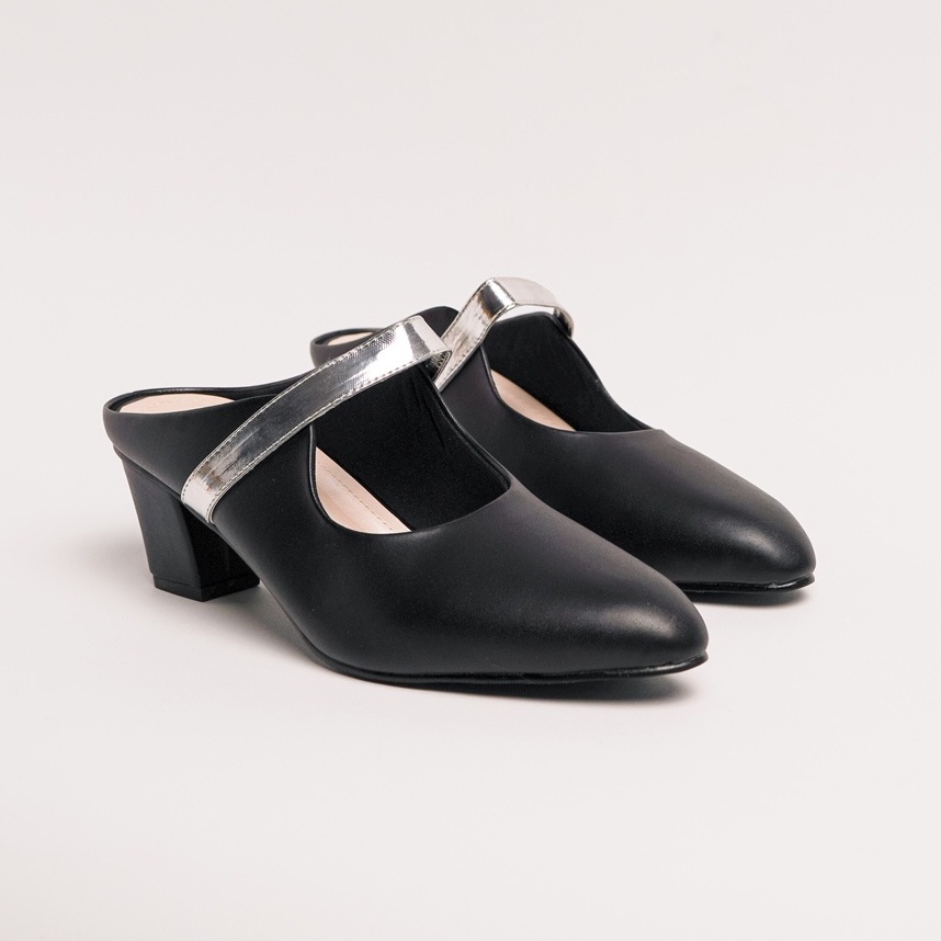 Bustong Wanita Uk Besar 41,42,43,44,45 Hak 5cm/Sandal Sepatu Wanita Big Size Jumbo/Bustong Kerja Wan