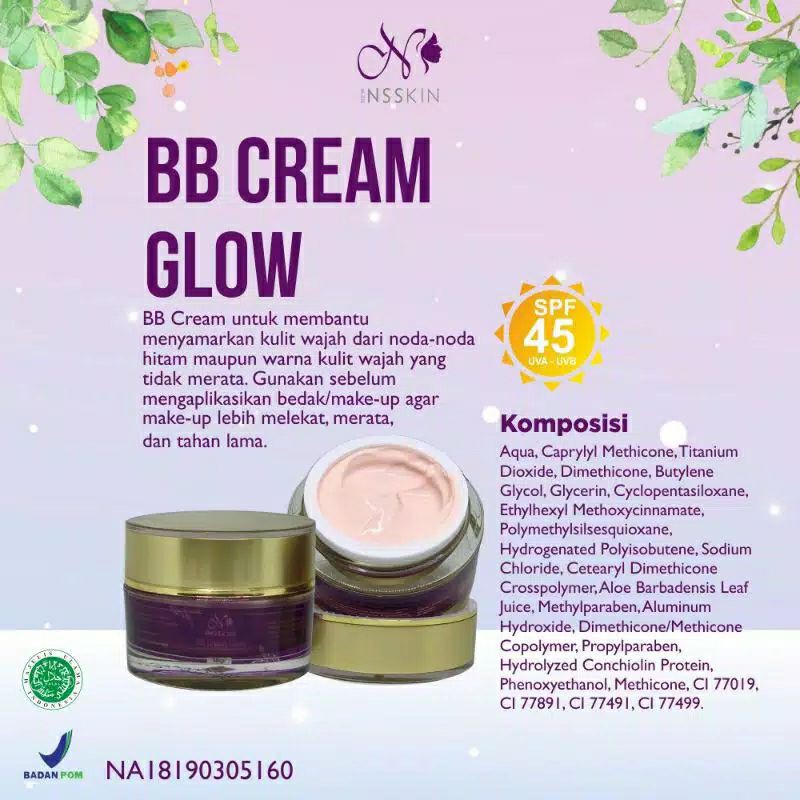 *BISA COD* BB CREAM GLOW NS SKIN