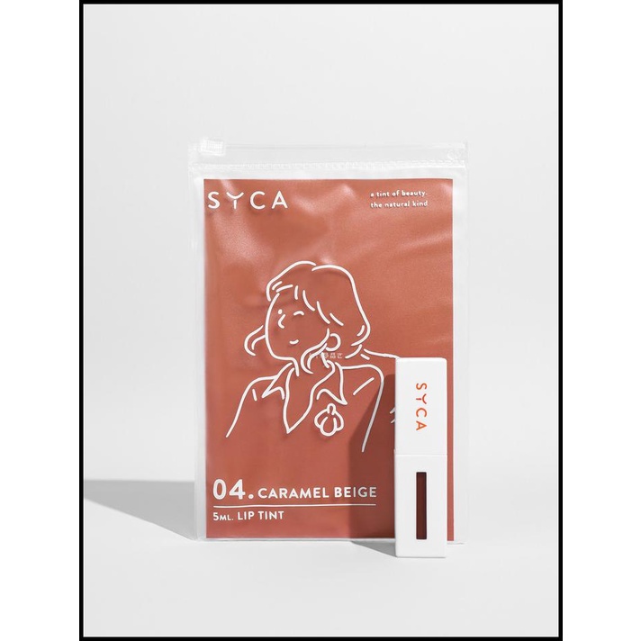 SYCA  Lip tint 04. Caramel Beige 07. Wrapped In Nude
