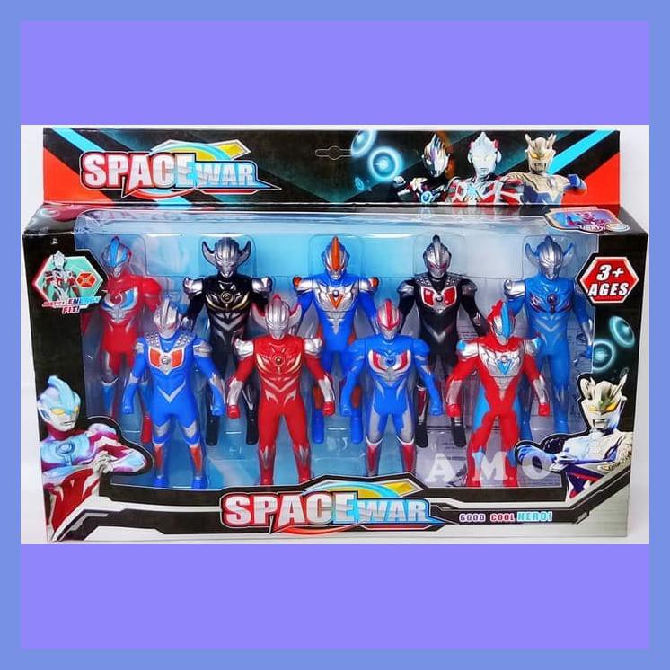 FIGURE SET ULTRAMEN 9 PCS - MAINAN ULTRAMAN GINGA