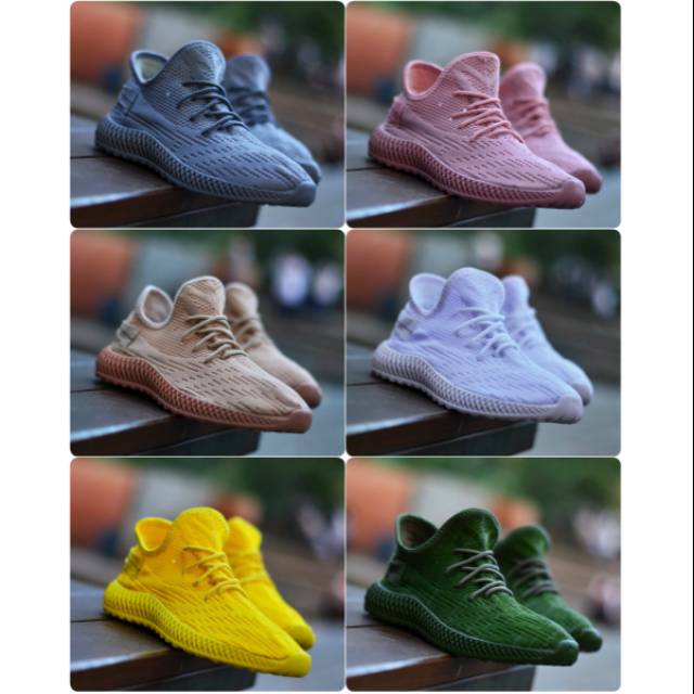 Sepatu Running Adidas Deerupt Runner White Casual Shoes Woman Import, Sepatu Zumba wanita Adidas NMD