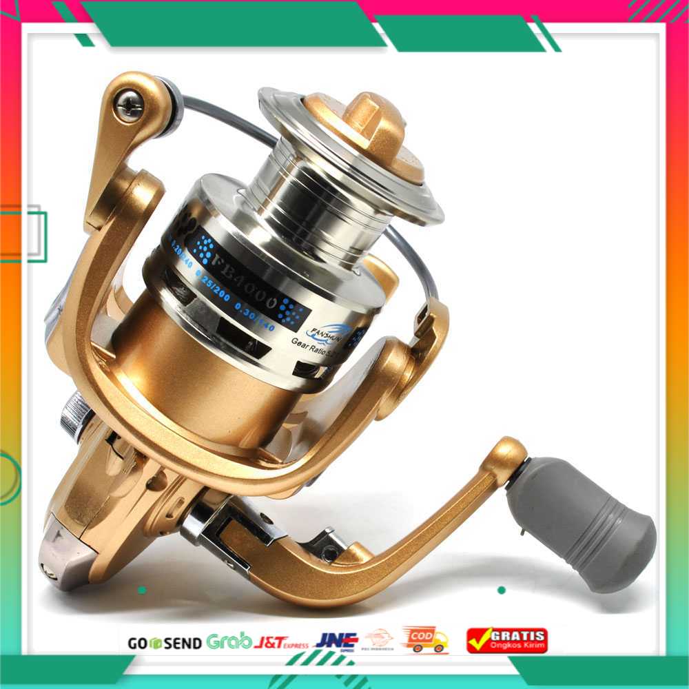 Fanshun Gulungan Pancing FB5000 Fishing Spinning Reel 10 Ball Bearing