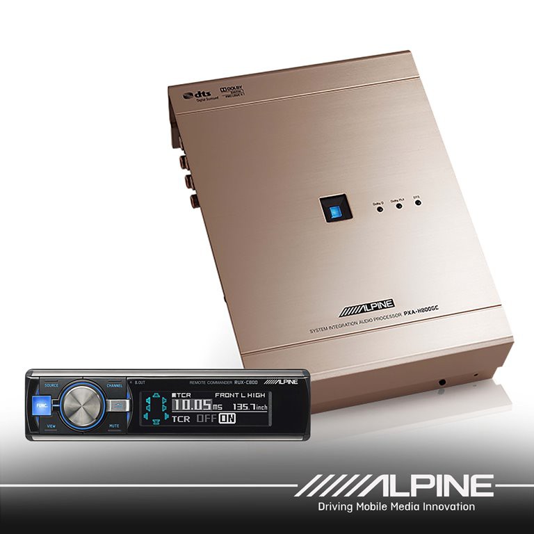 Alpine PXA-H800GC DSP Manager Gold Special Edition Fullset