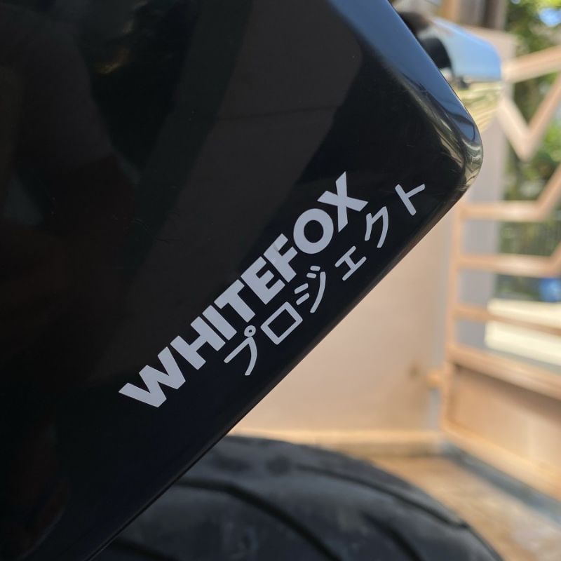 Sticker stiker cutting Whitefoxproject Jepang 2022