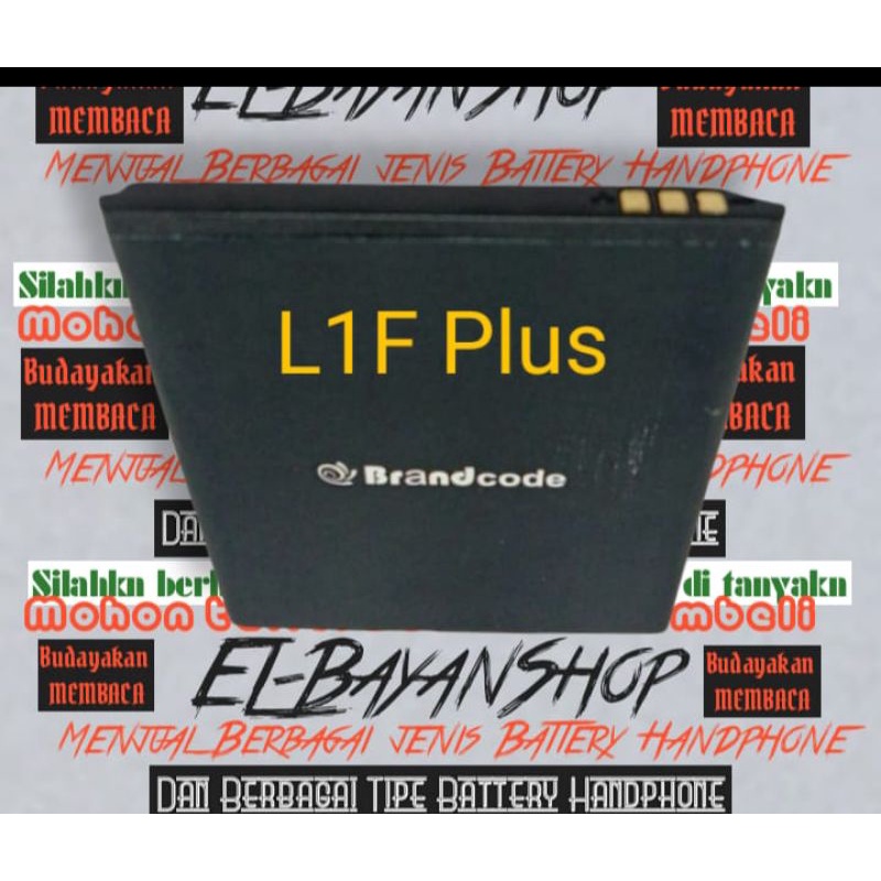 Batrai Brandcode L1f plus Batre Brand Code L1F + Baterai P 6,5 x L 5 Original