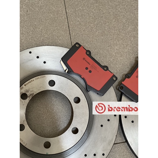 DISC BRAKE + BRAKE PAD BREMBO FORTUNER VRZ 100% ORIGINAL PRODUCT