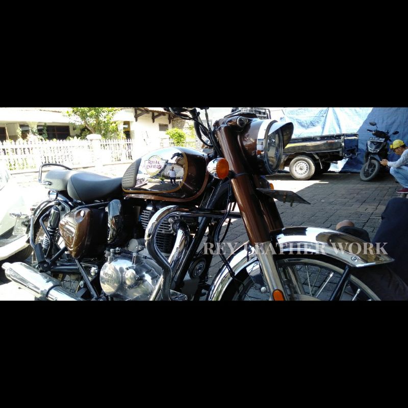 engine guard new royal enfield 350 baru