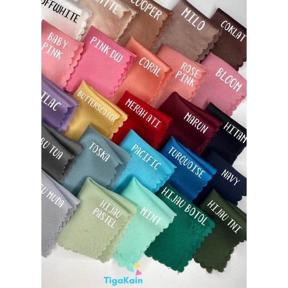 ۝ 1 Meter Bahan Maxmara Polos Import Kain Maxmara Lux - HIJAU BOTOL ◌