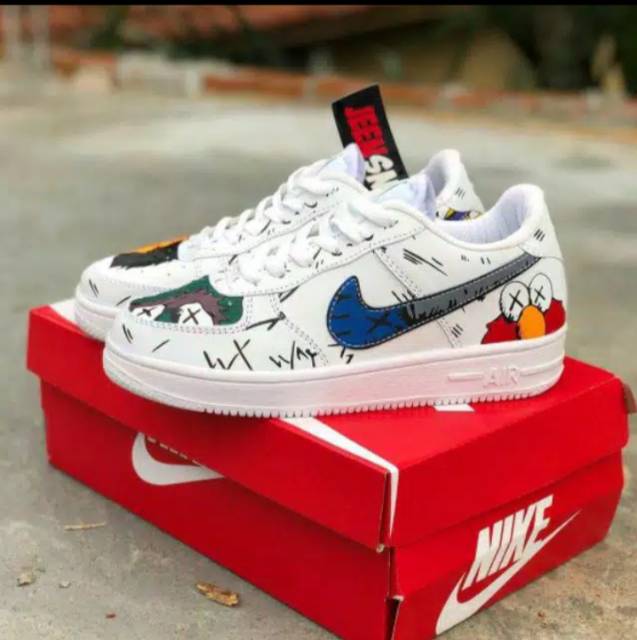 [BISA COD] Nike Air Force 1 LV'08 Utility Low White