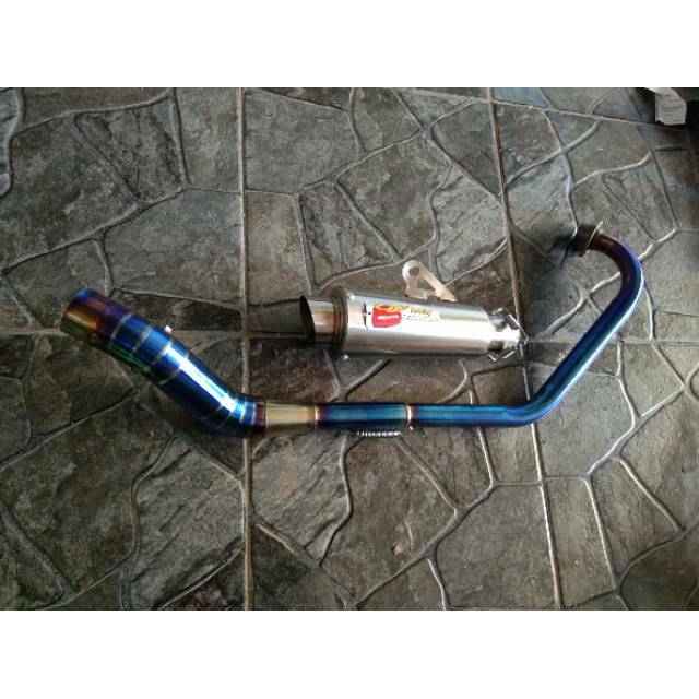 knalpot cld for VIXION.FU.TIGER.SCORPIO.BYSON.LEHER BLUEMON