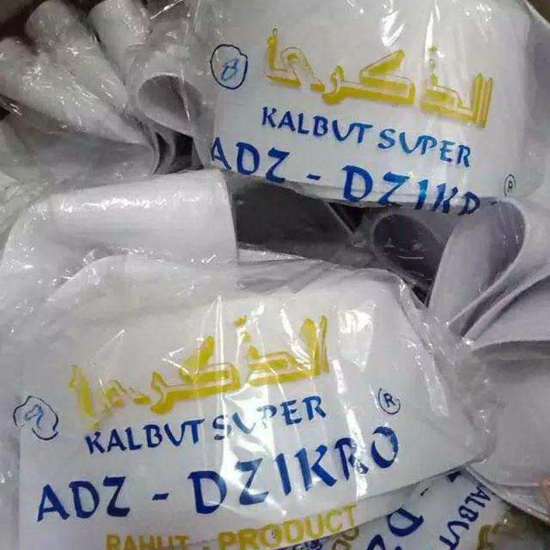 songkok putih adzikro pendek dan standar