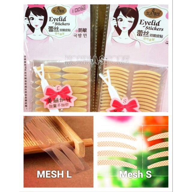 Sekot mata isi 100 - 120 / Eyelid Tape / Scot Mata / Scott Mata / Skott Jaring / Nuddy Eyelid Tape