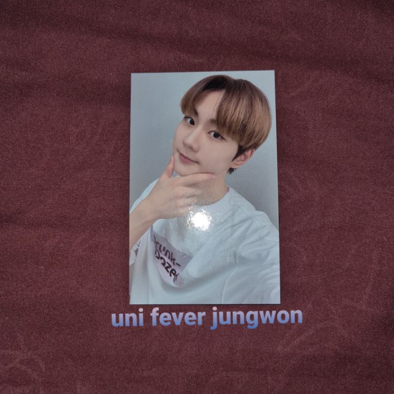 ENHYPEN PHOTOCARD JUNGWON UNI BDC FEVER JUNGWON
