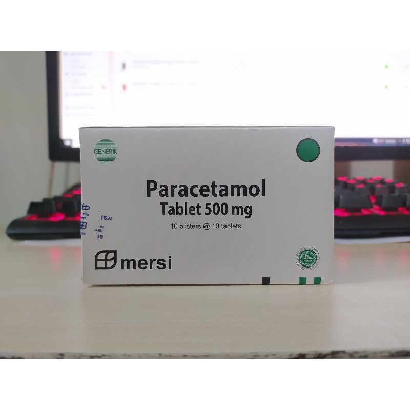 Jual Paracetamol Mersi Box 100 Tablet Shopee Indonesia