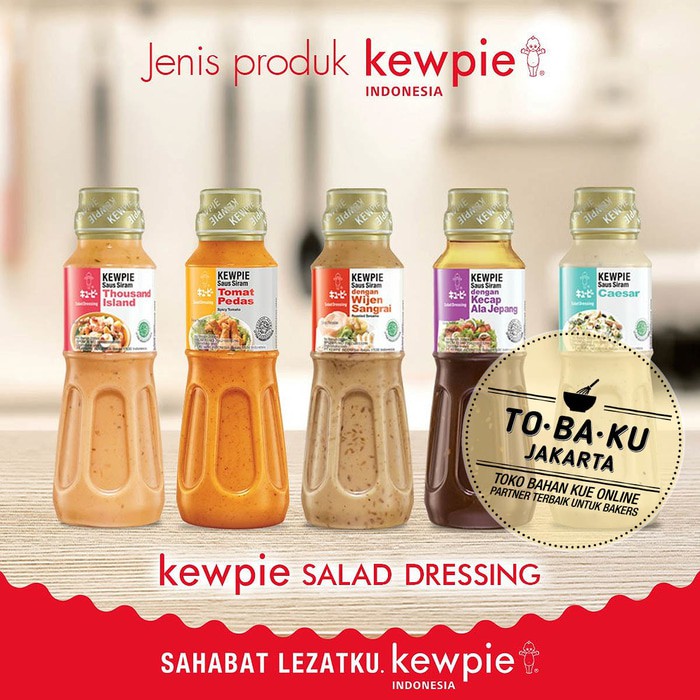 

HOT DEAL KEWPIE SALAD DRESSING SAUS SIRAM ALL VARIANT !!