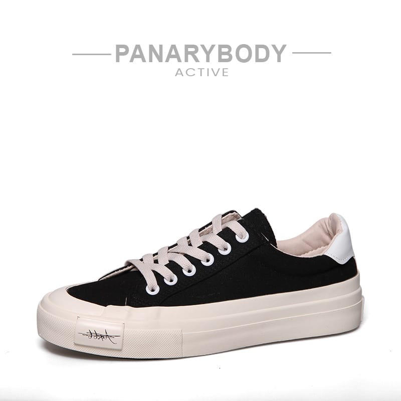 Sepatu Wanita Canvas Korea Panarybody Sepatu Cewek Tali Original Model Korea Nyaman Dipakai