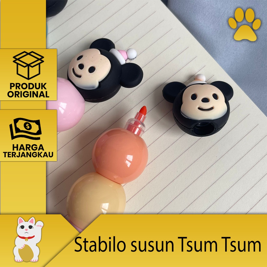 

[Luckyfortuna88] Stabilo mickey tsum tsum highlighter mickey tsum tsum lucu murah alat tulis kantor alat tulis sekolah lucu murah