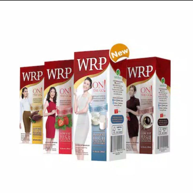 

WRP on the go vanilla / strawberry / coklat 200 ml