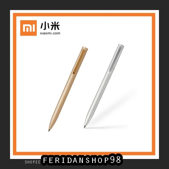

FS47 PULPEN XIAOMI MIJIA SIGNATURE ATK METAL PEN MI ALUMINUM ROLLERBALL PEN - EMAS BY FERIDANSHOP98
