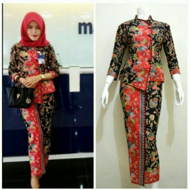 Rnb JENNI GENTONG Seragam Pramugari Batik Oribylala Jennifer