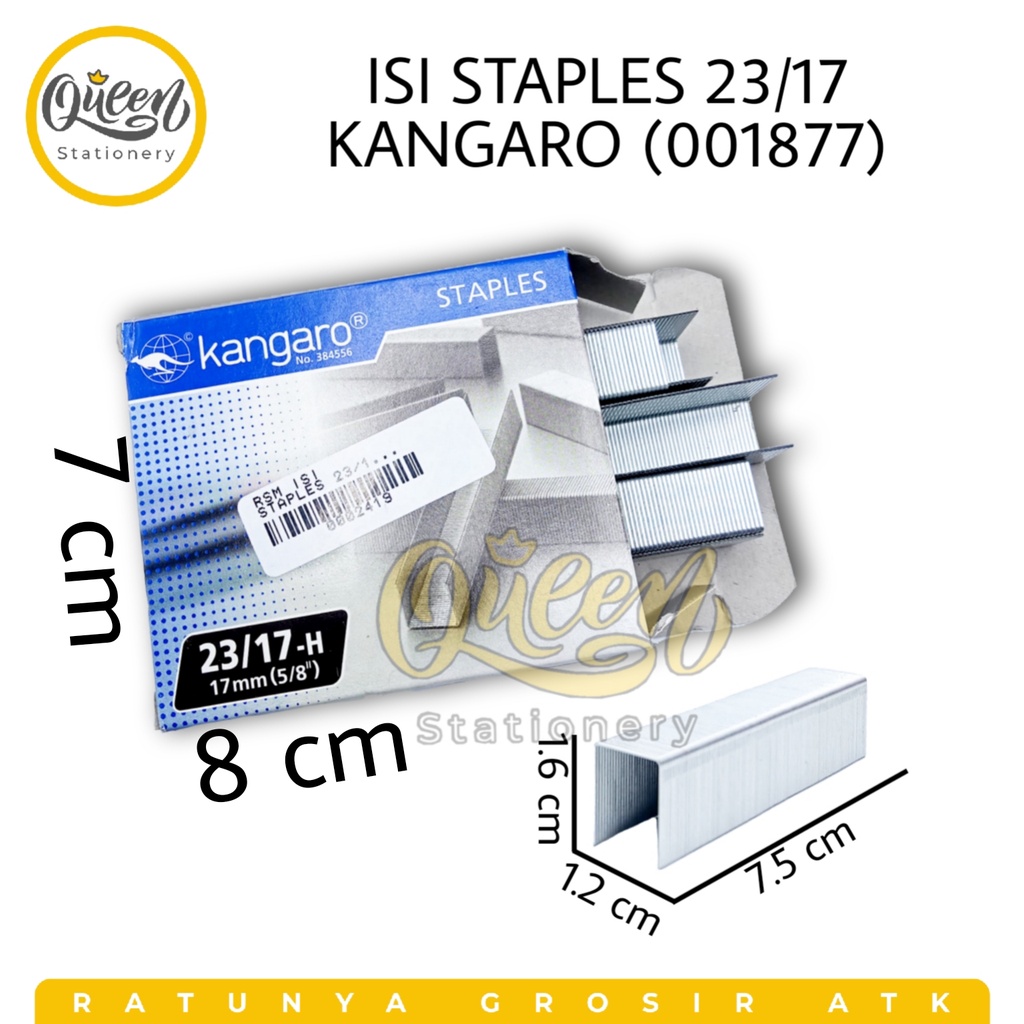 

ISI STAPLES 23/17 KANGARO / REFILL STAPLER (001877)