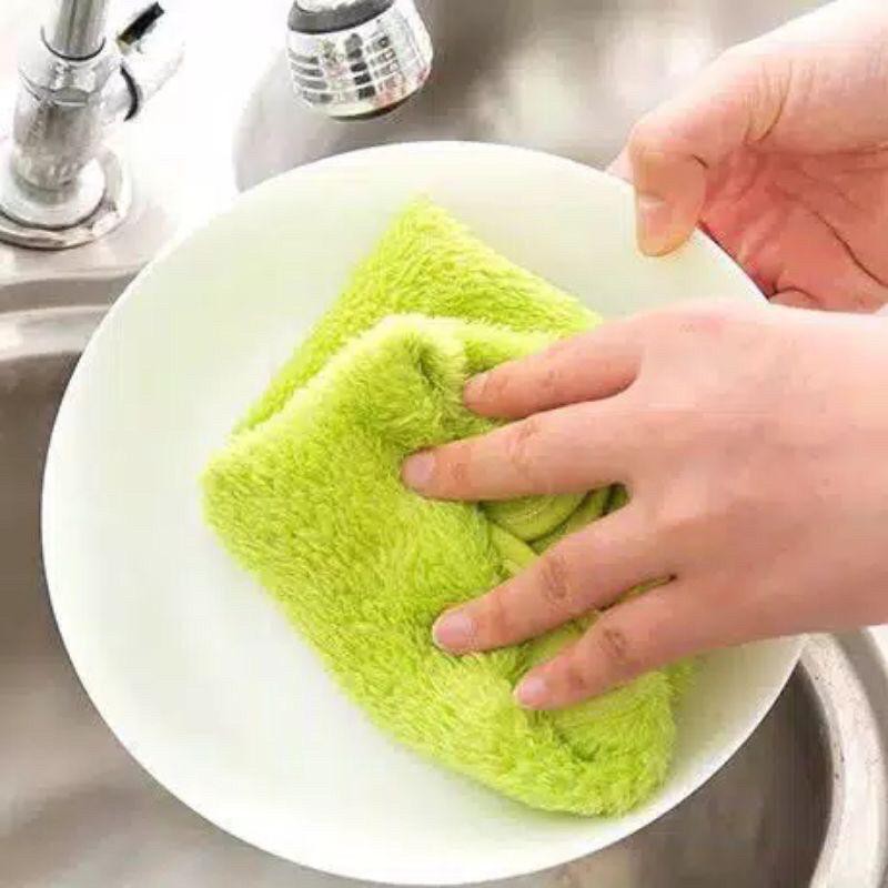 [JUALSEMUA18](16)Kain lap tangan gantung microfiber  polos kain / hand towell