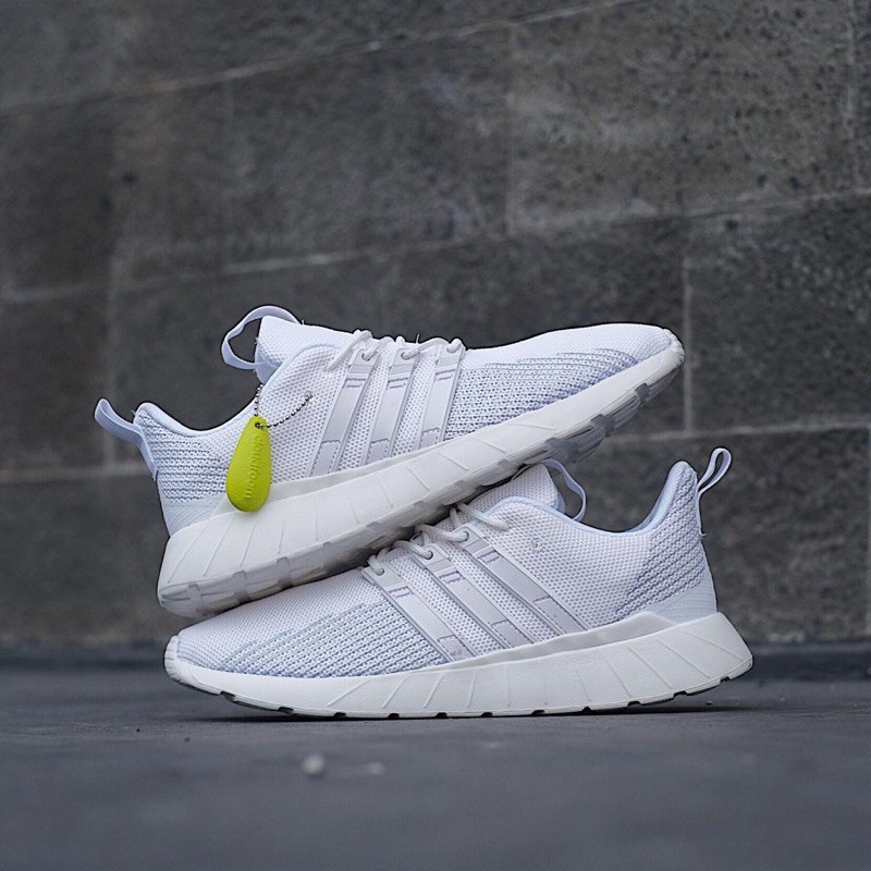 adidas questar flow triple white