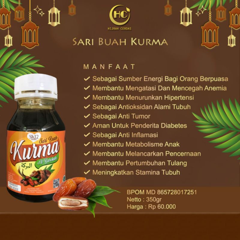 Jual Sari Buah Kurma Sr12 Original Shopee Indonesia 2338